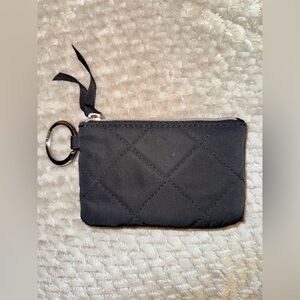 Black Quilted Vera Bradley Coin Purse